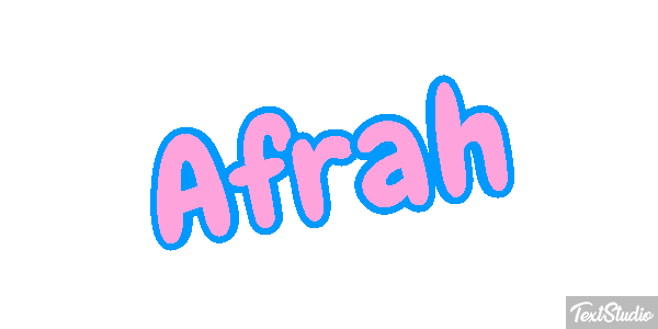 Afrah Text effect