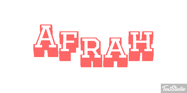 Afrah Text effect