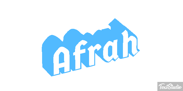 Afrah Text effect