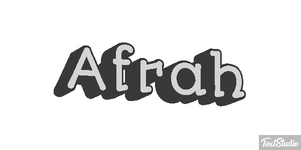 Afrah Text effect