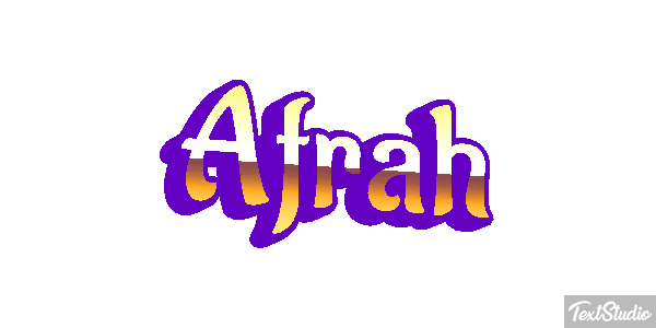 Afrah Text effect