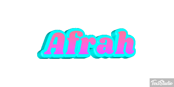 Afrah Text effect