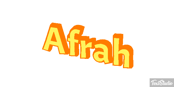 Afrah Text effect