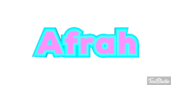 Afrah Text effect