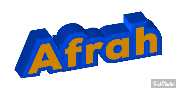 Afrah Text effect