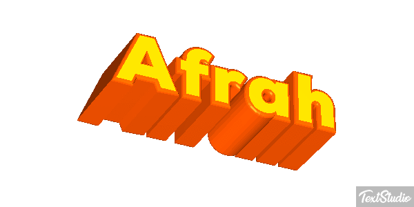 Afrah Text effect