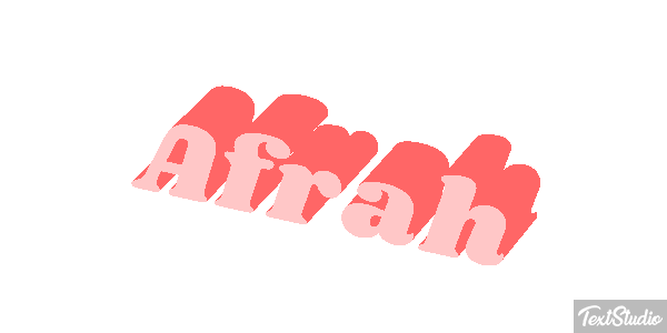 Afrah Text effect