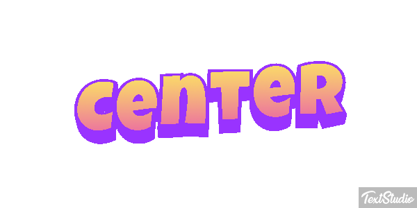 Center Текстовый эффект
