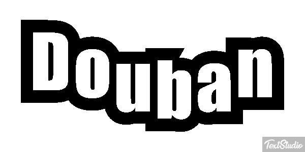 Douban Text effect