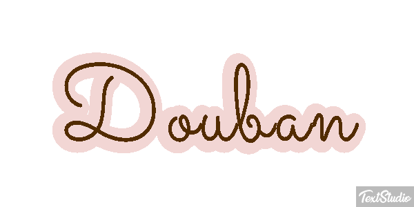 Douban Text effect