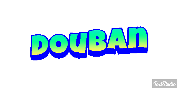 Douban Text effect