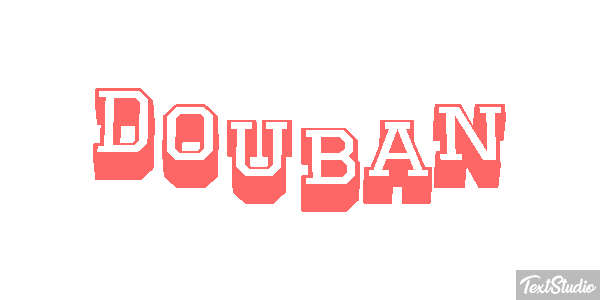 Douban Text effect