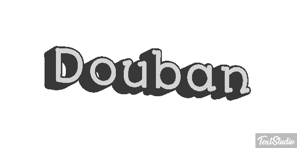 Douban Text effect