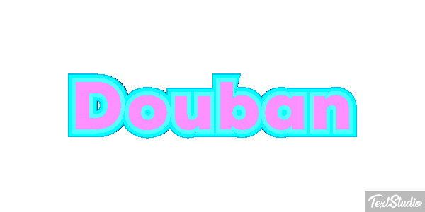 Douban Text effect