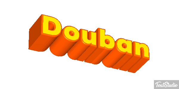 Douban Text effect