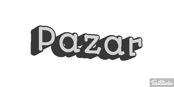 Pazar Efecto de texto
