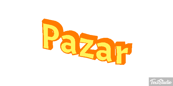 Pazar Efecto de texto
