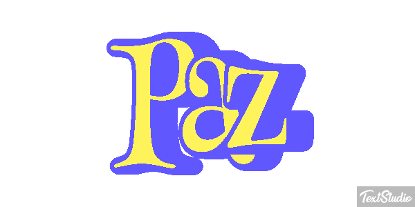 Paz Efecto de texto