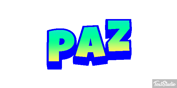 Paz Efecto de texto