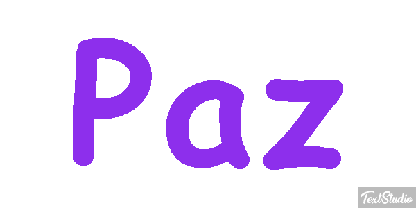 Paz Efecto de texto