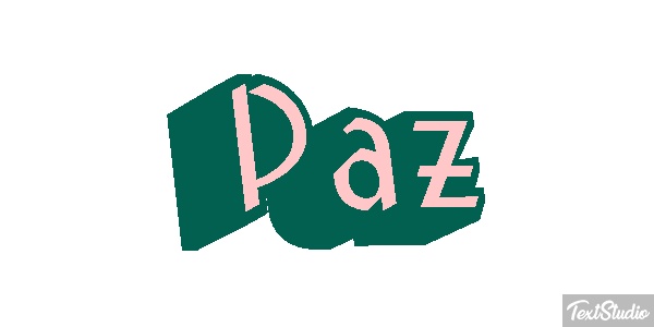 Paz Efecto de texto