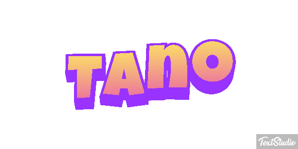 Tano Effetto testo