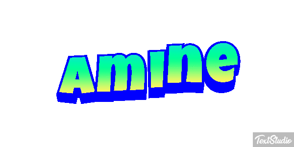 Amine Text effect