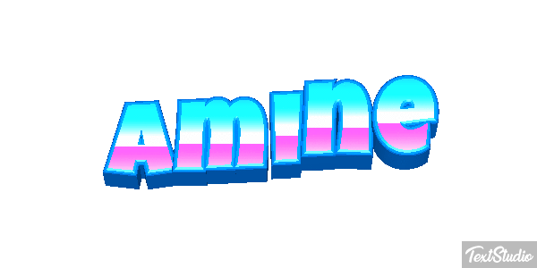 Amine Text effect