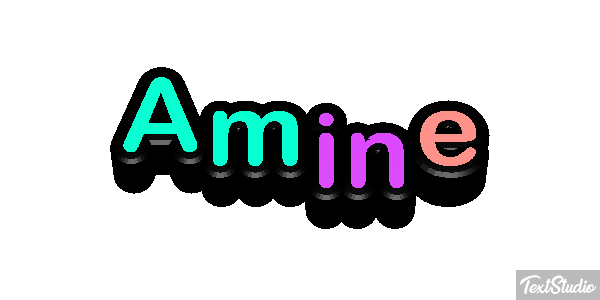 Amine Text effect