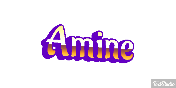 Amine Text effect