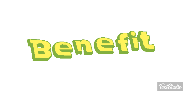 Benefit Text effect