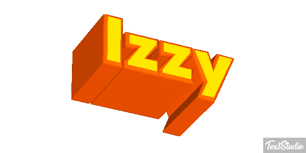 Izzy Tekst effect