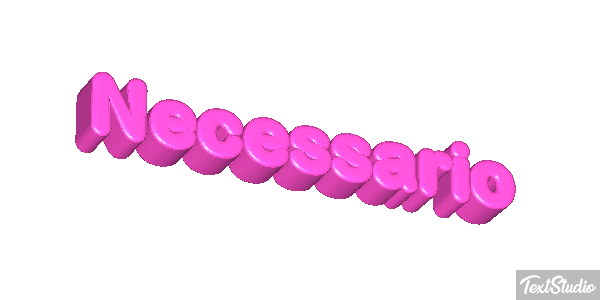 Necessário Efecto de texto