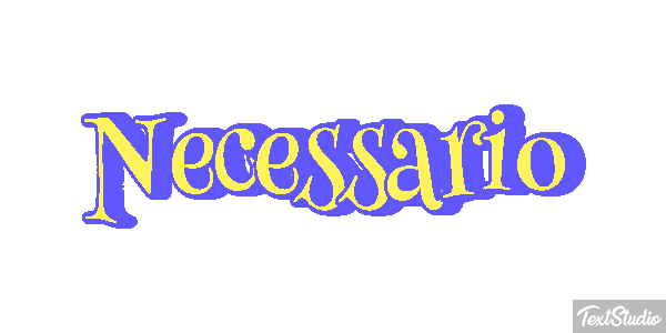 Necessário Efecto de texto