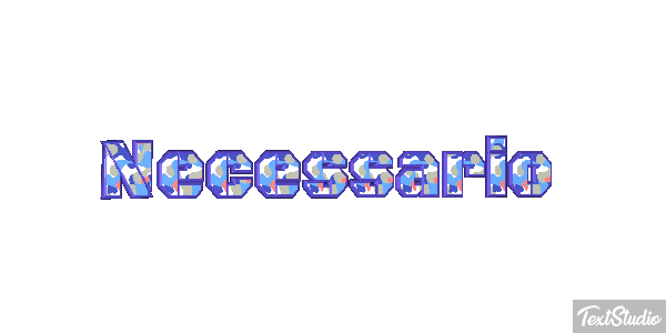 Necessário Efecto de texto