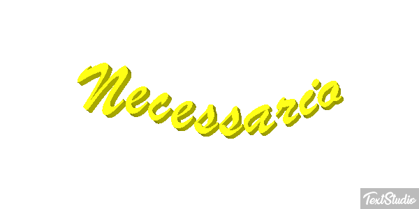 Necessário Efecto de texto