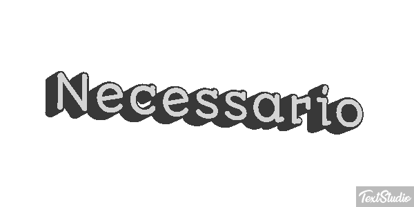Necessário Efecto de texto