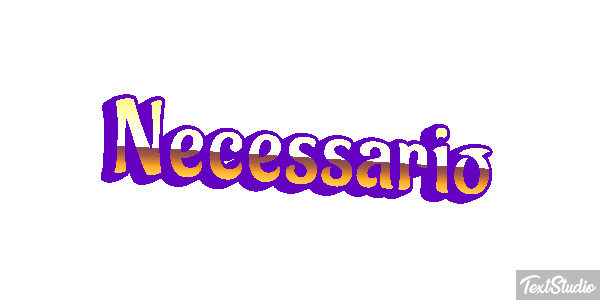 Necessário Efecto de texto