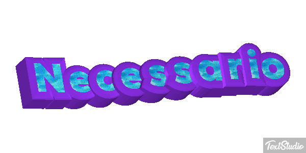 Necessário Efecto de texto
