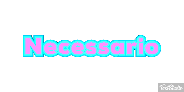 Necessário Efecto de texto