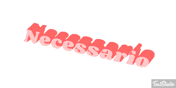Necessário Efecto de texto
