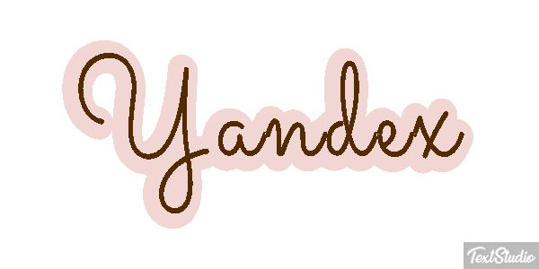 Yandex Text effect