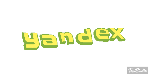 Yandex Text effect