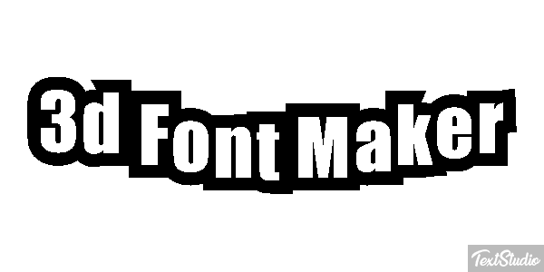 3d Font Maker Tekst effect
