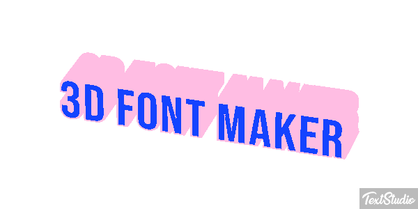 3d Font Maker Tekst effect