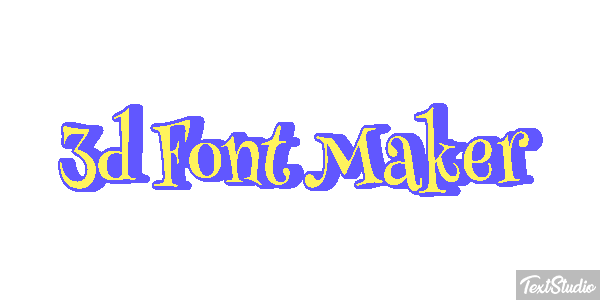 3d Font Maker Tekst effect