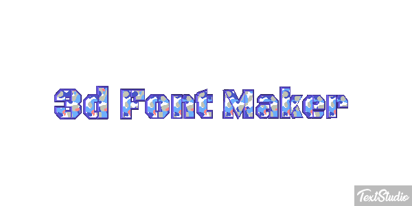 3d Font Maker Tekst effect