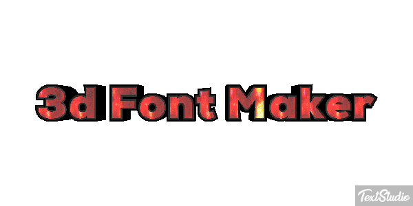 3d Font Maker Tekst effect