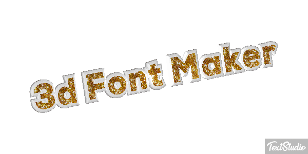 3d Font Maker Tekst effect
