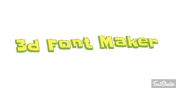 3d Font Maker Tekst effect